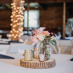 Candle Glass Votives & Flower Vase