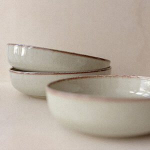 Ceramic Bowl with Antique Finish