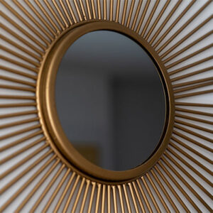 Decorative Round Gold Mirror