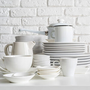 White Ceramic Dishes & Tableware