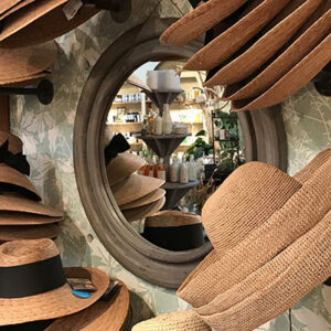 Wood-round-mirror